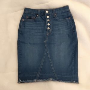 GAP Knee Length Denim Skirt